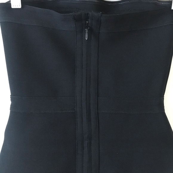 TOPSHOP Mistress Rocks Black Strapless Dress - Picture 4 of 7